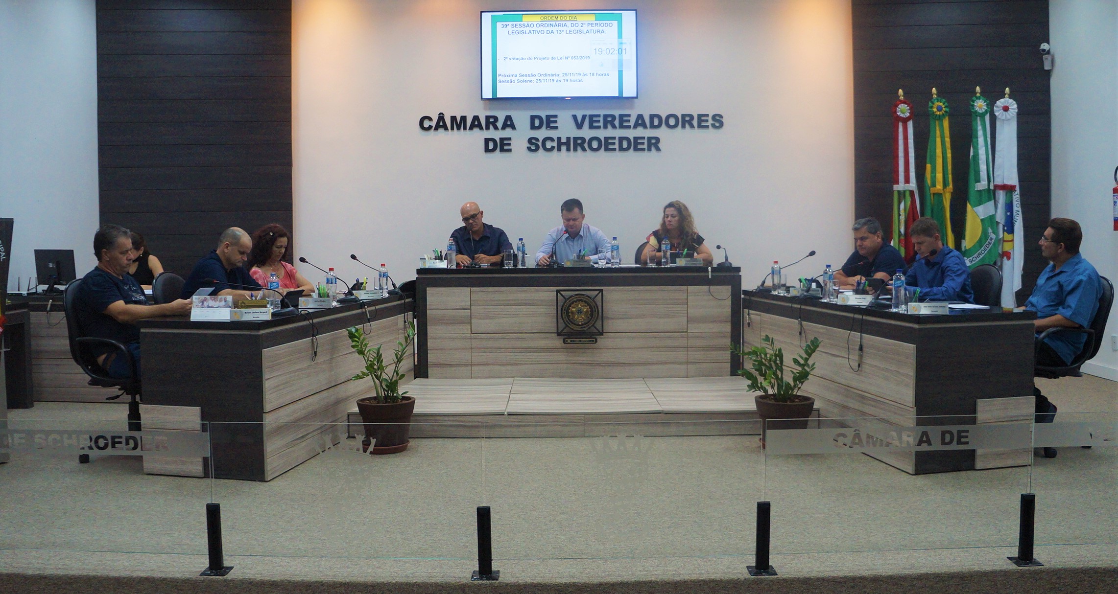 SESSÃO ORDINÁRIA DE 18/11/2019