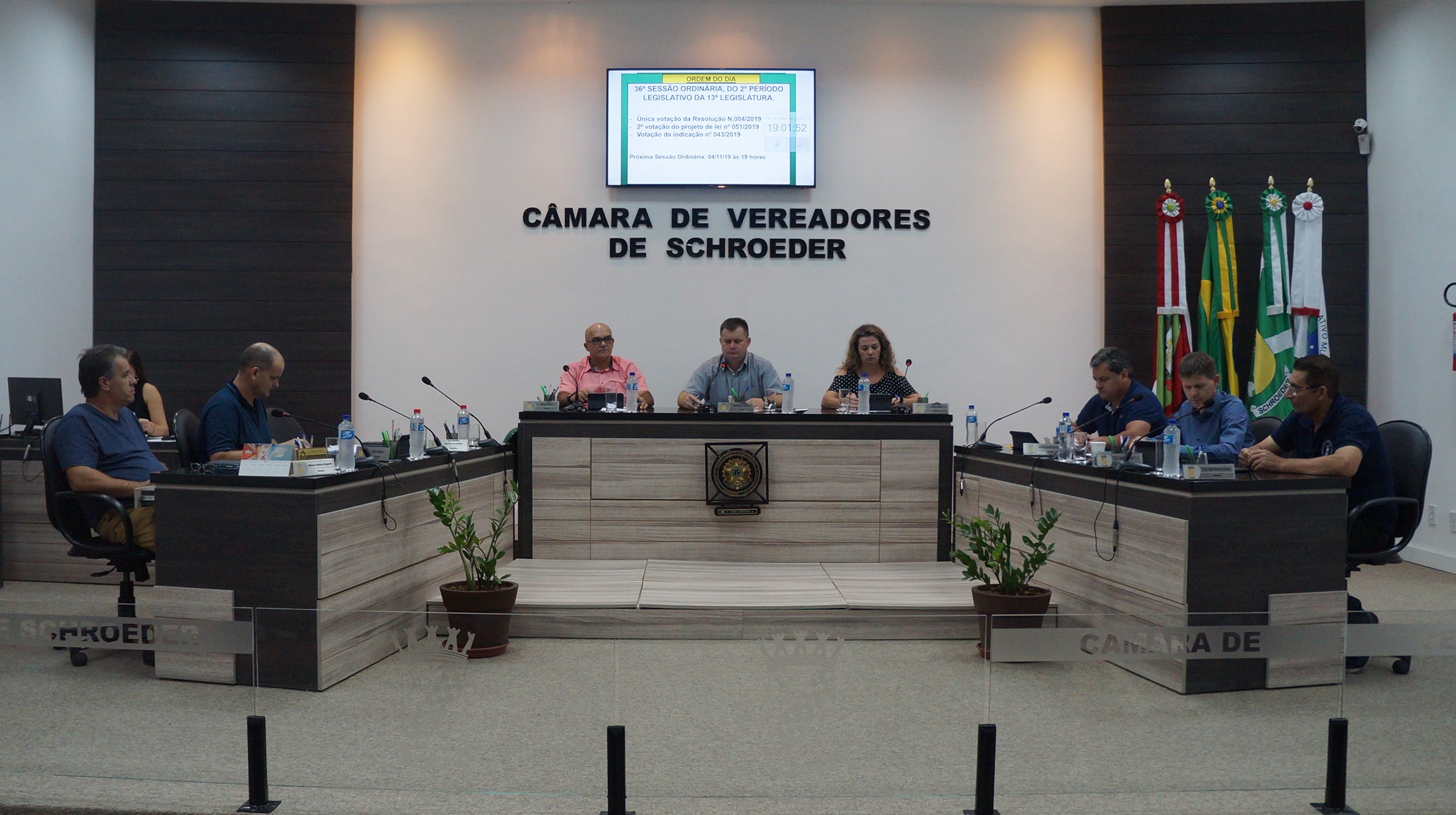 SESSÃO ORDINÁRIA DE 31/10/2019
