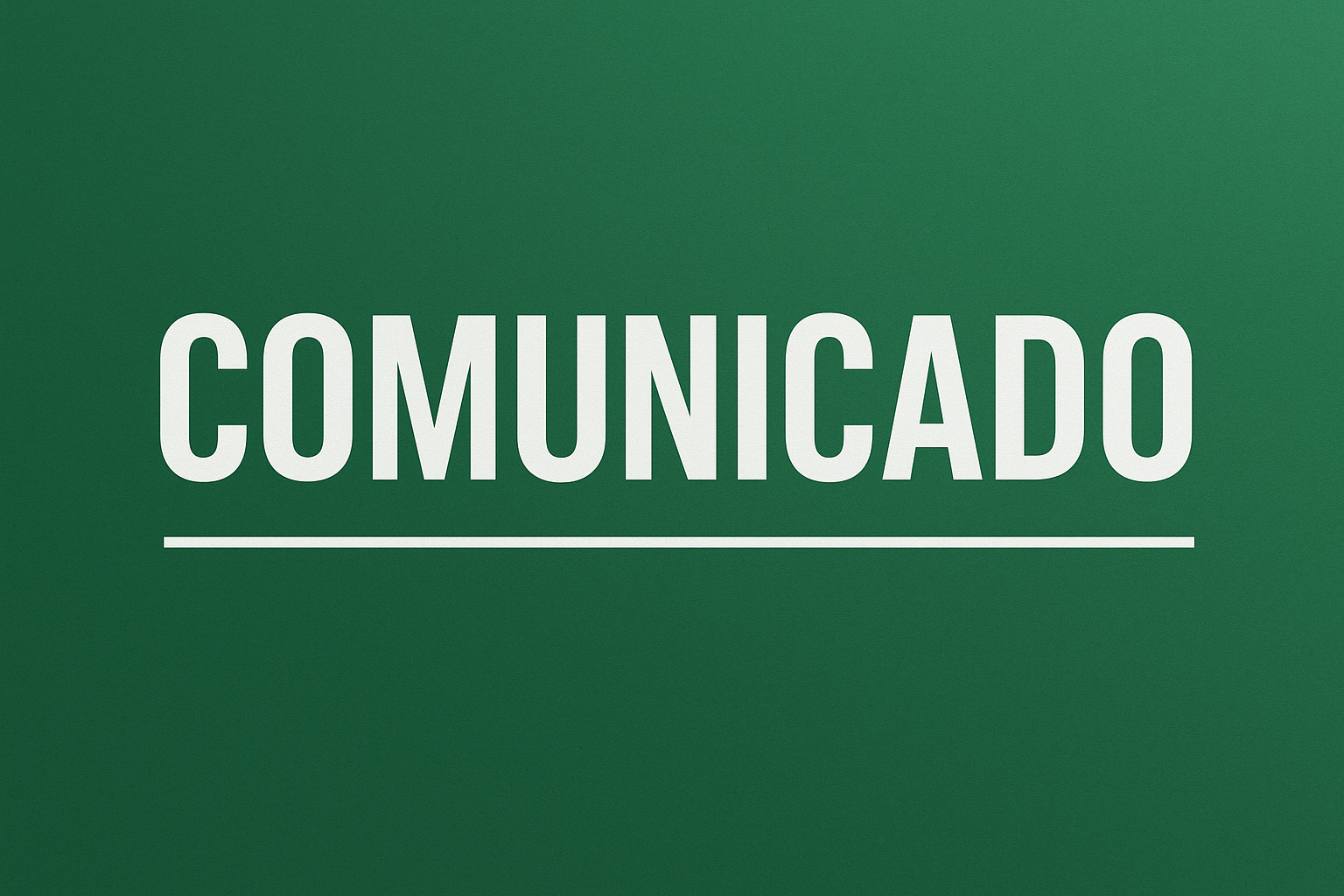 COMUNICADO