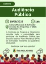 CONVITE - AUDIÊNCIA PÚBLICA PPA