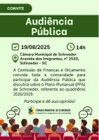 CONVITE - AUDIÊNCIA PÚBLICA PPA