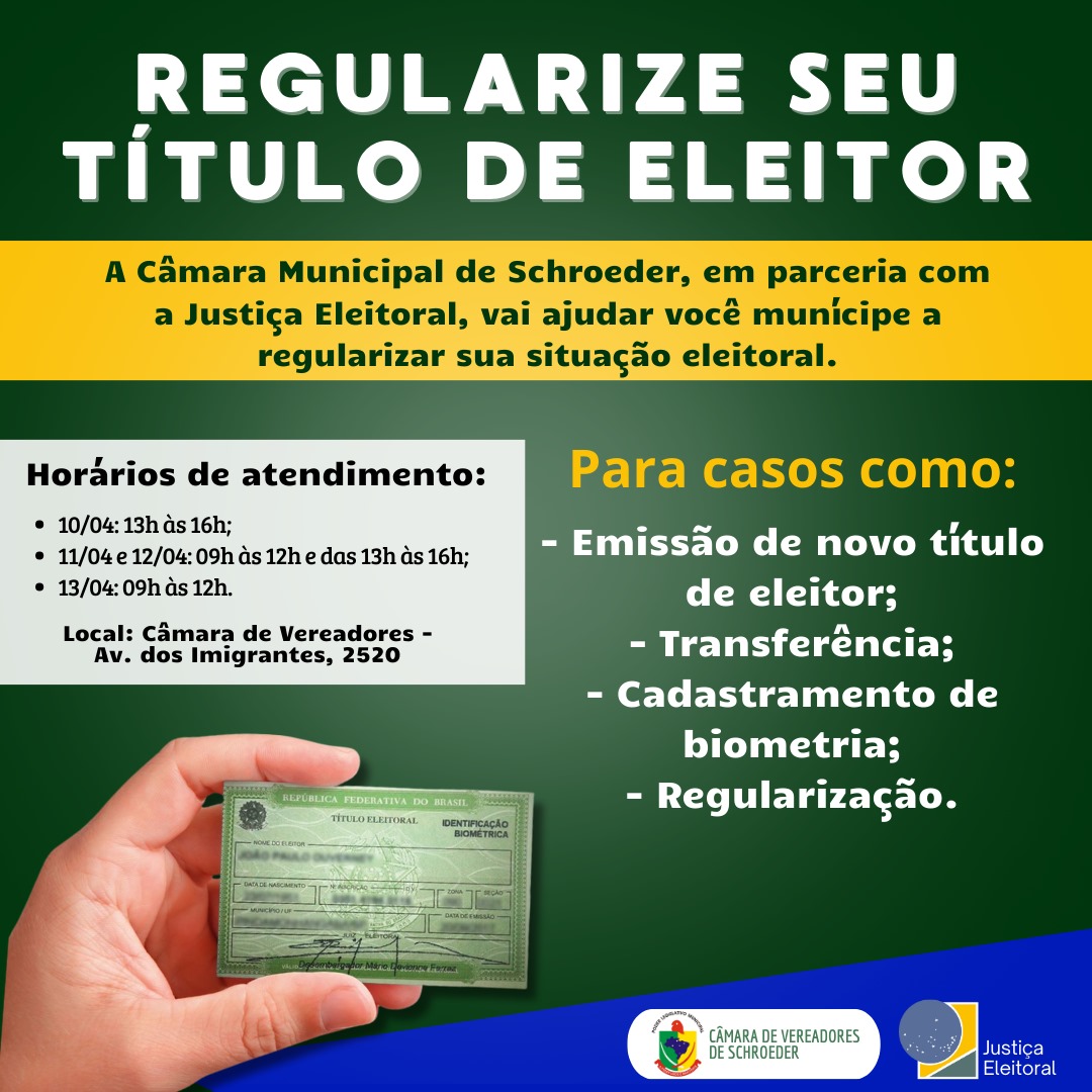 REGULARIZE SEU TÍTULO DE ELEITOR