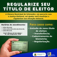 REGULARIZE SEU TÍTULO DE ELEITOR