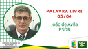 05/04/2021 - Palavra livre: João de Ávila