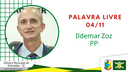 04.11.2021 - Palavra livre: Ildemar Zoz